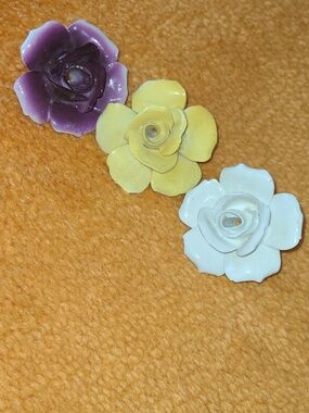 Capodemonte  Enamel Flowers